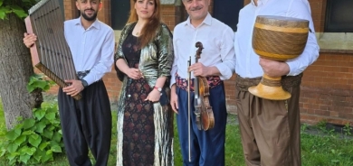 فرقة كوردية تشارك بمهرجان الهجرة واللاجئين في بريطانيا