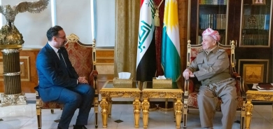 لـــە سەلاحەددین سەرۆک مەسعود بارزانی پێشوازی لە بەڕێز (فواد خازر المجالي) کونسوڵی گشتیی شانشینی ئوردن کرد.