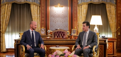 رئيس إقليم كوردستان يستقبل القنصل الهولندي لدى أربيل