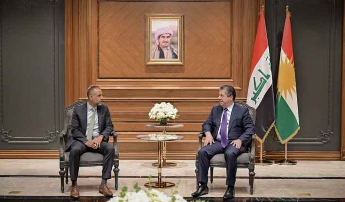 Serokê Hikûmetê pêşwazî li Balyozê Brîtanyayê li Iraqê kir