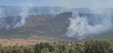 احتراق أراض زراعية بقصف مدفعي تركي استهدف 