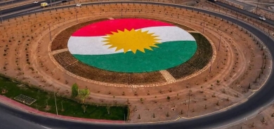 مشروع تجميلي جديد في أربيل يتضمن أكبر علم حجري لكوردستان