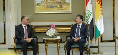 نيجيرفان بارزاني والعيساوي يشددان على النأي بالعراق عن توترات المنطقة