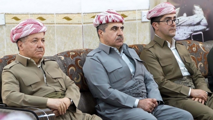 Serok Barzanî beşdarî merasîma sersaxiyê yê Pêşmerge Ebdulah Mêrgesorî bû