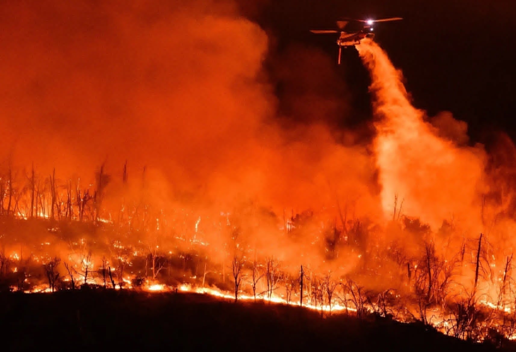 ئاگرێکی گەورە کە بە ئاگری گورگ ناسراوە لە ویلایەتی کالیفۆرنیا روویدا