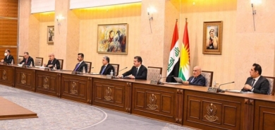 مجلس وزراء إقليم كوردستان يعقد جلسته الاعتيادية