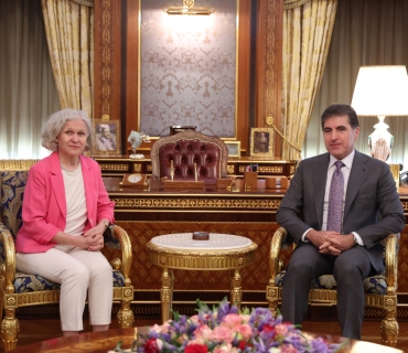 نێچيرڤان بارزانى، سه‌رۆكى هه‌رێمى كوردستان، به‌ مه‌به‌ستى ماڵئاواييلێكردن، پێشوازیی له‌ خاتوو ئانو سارێلا، باڵيۆزى فينله‌ندا له‌ عێراق كرد.