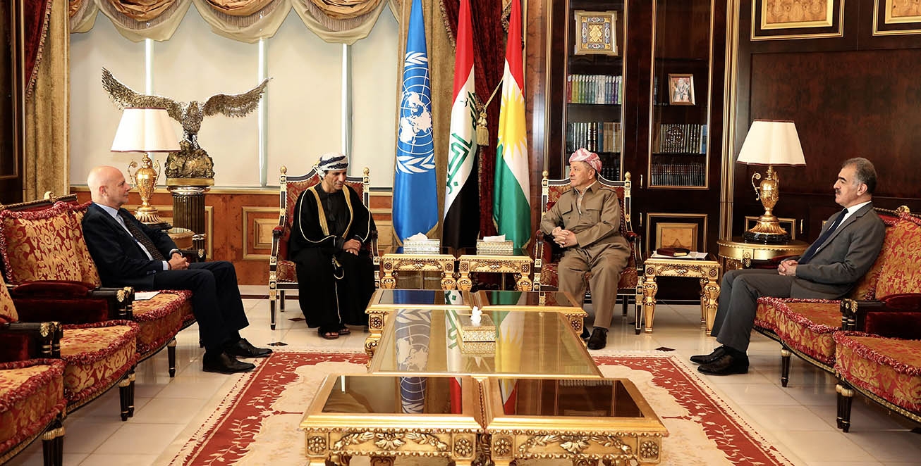 الرئيس بارزاني يستقبل الممثل الخاص للأمين العام للأمم المتحدة