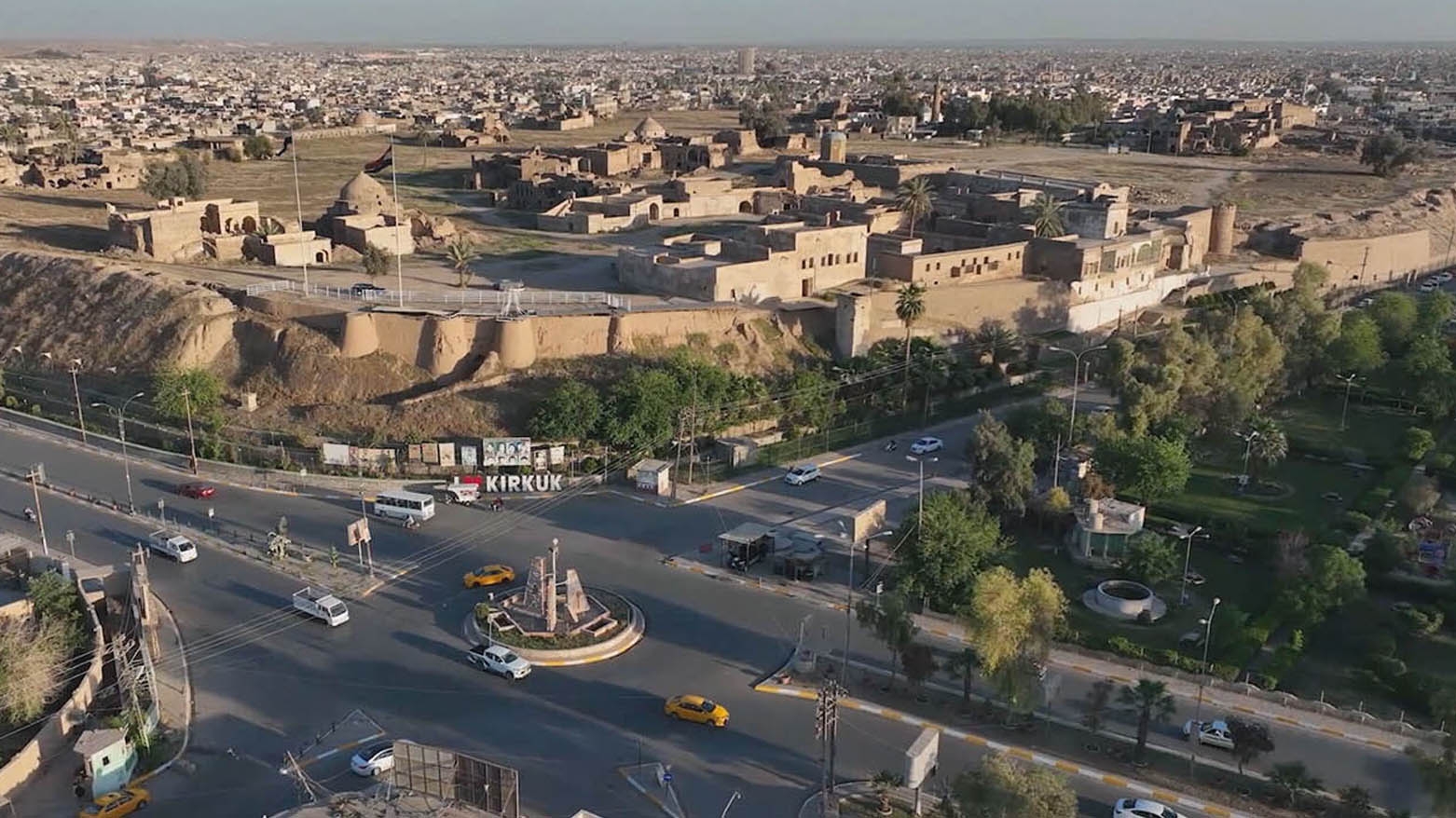 سقوط طائرة مسيّرة قرب مطار كركوك