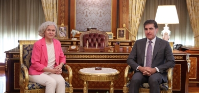 President Nechirvan Barzani thanks the departing Finnish Ambassador