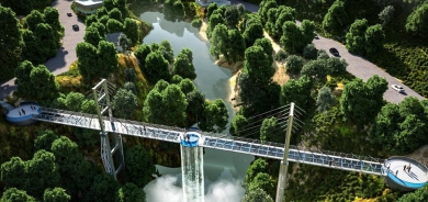 وجهة سياحية جديدة.. إنشاء أول جسر زجاجي في دهوك