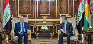 Prime Minister Masrour Barzani Receives Speaker of the Council of Representatives of Iraq