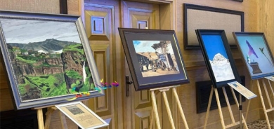 63 تابلۆی پێشمەرگایەتی لە پیشانگای بارزانی