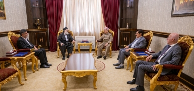 لە سەلاحەددین سەرۆک مەسعود بارزانی پێشوازی لە بەڕێز عیرفان عەبدولعەزیز ڕابەری گشتیی بزووتنەوەی ئیسلامی کرد.