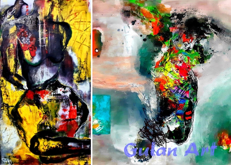 ڕۆژین حاج حوسێن بۆ گوڵان:تابلۆكانم دەبنە میوزیكێكی دەنگدار و بیستراو كە بانگەوازی ئازادی دەكەن