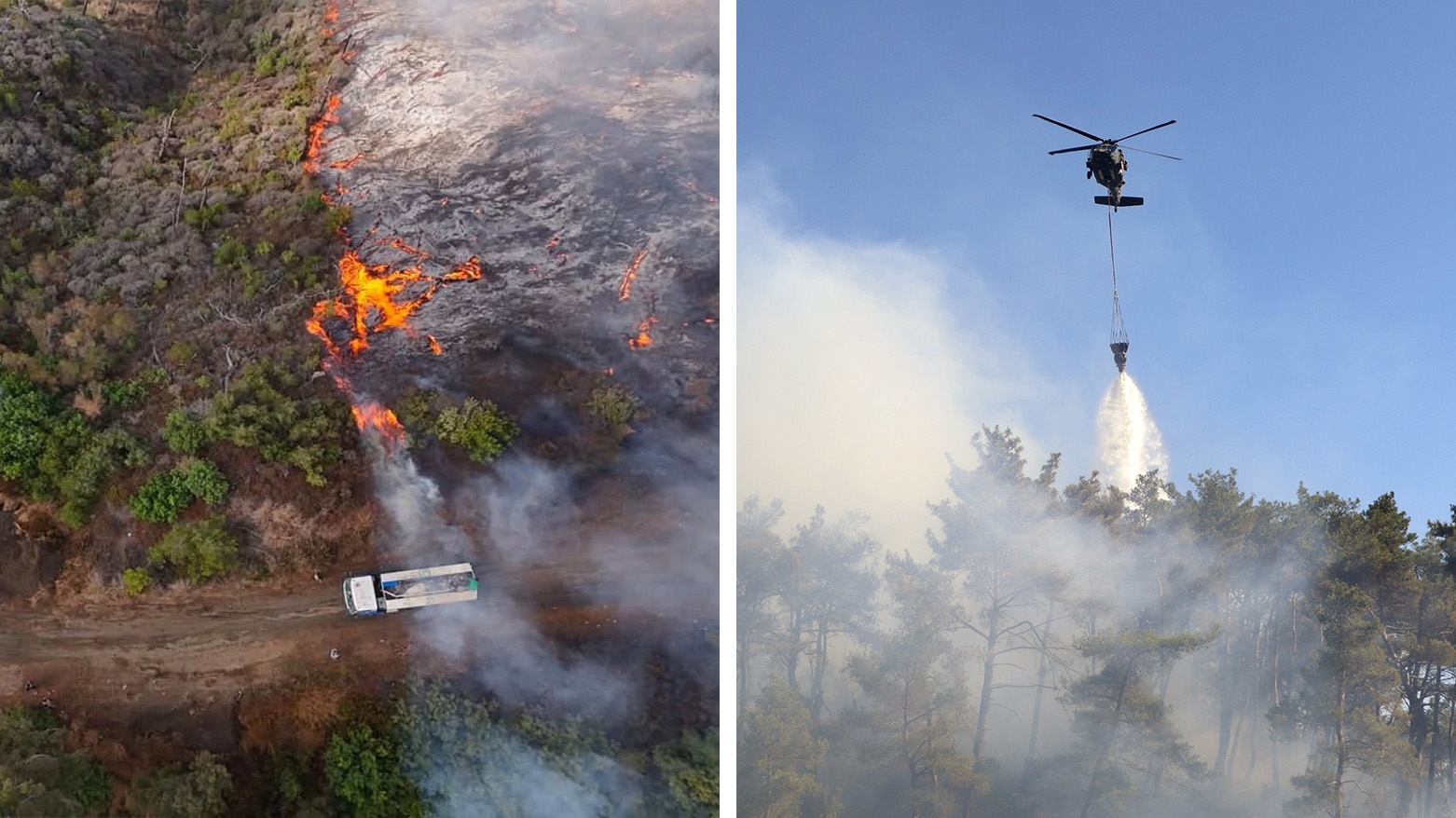 Hewlên vemirandina agir li Laziqiyê didomin: 14 hezar hektar zevî û daristan şewitîne
