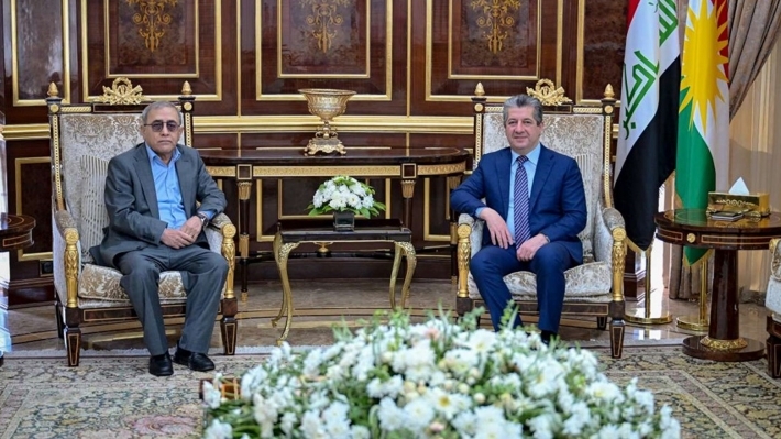 Serokê Hikûkemeta Herêma Kurdistan, pêşwazî li Serokê Akademiya Kurdî kir