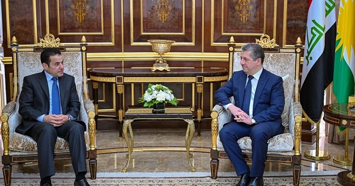 Prime Minister Masrour Barzani Receives Iraq’s National Security Advisor