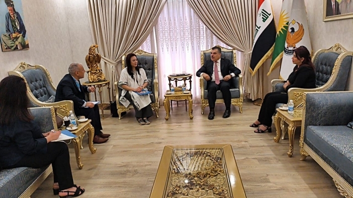 إقليم كوردستان وبرنامج الأمم المتحدة الإنمائي يبحثان تعزيز التنسيق