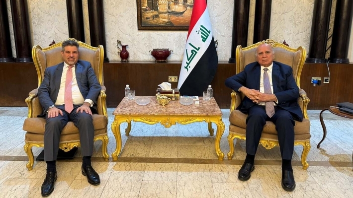 Fuad Hisên û Steven Vaughan têkilî û pirsgirêkên navbera Bexda û Hewlêrê gotûbêj kirin