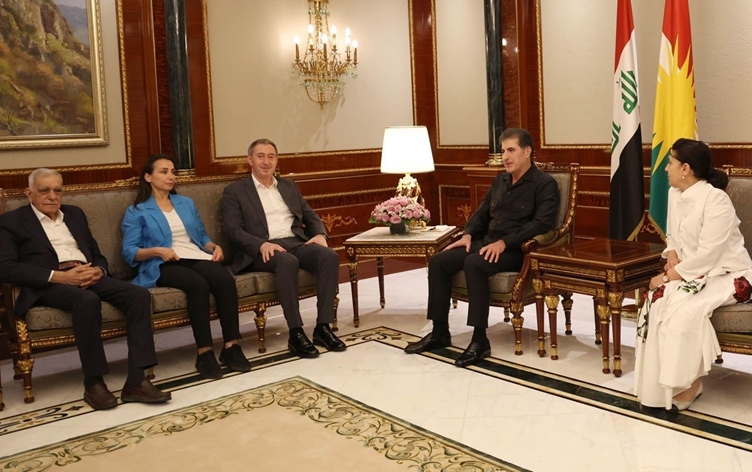 Heyeta DEM Partiyê ji Nêçîrvan Barzanî daxwaza piştgiriyê kir