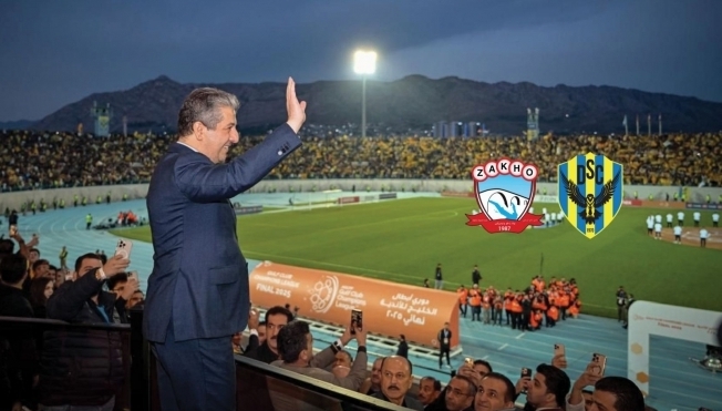 مسرور بارزاني يهنئ فريقي دهوك وزاخو بمناسبة تأهلهما لنهائي كأس العراق