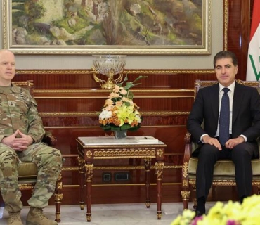 سه‌رۆكى هه‌رێمى كوردستان، له‌گه‌ڵ به‌ڕێز جه‌نه‌راڵ كيڤن ليهى، فه‌رمانده‌ى هێزه‌كانى هاوپه‌يمانيى نێوده‌وڵه‌تى له‌ عێراق و سووريا و شاندێكى ياوه‌رى، كۆبووه‌وه‌