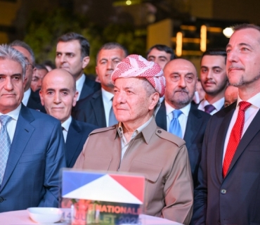 ســـەرۆک مەسعود بارزانی لە هۆتێل رۆتانای شاری هەولێر بەشداریی لە مەراسیمی یادی ڕۆژی نیشتمانی فەڕەنسا کرد.