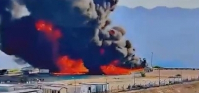 انفجار داخل حقل 