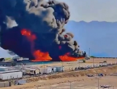 انفجار داخل حقل 