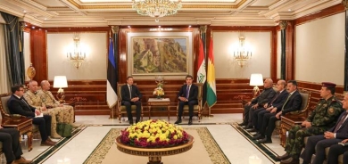 Nêçîrvan Barzanî û Wezîrê Parastinê yê Estonyayê civiyan