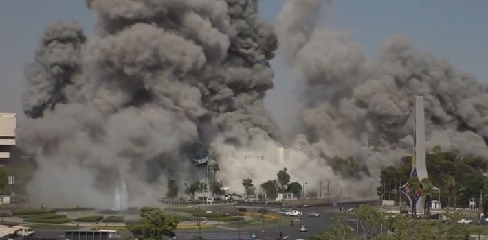 غارات اسرائيلية استهدفت مبنى هیئة الاركان و القصر الرئاسي فی سوريا