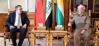 سەلاحەددین سەرۆک مەسعود بارزانی پێشوازی لە بەڕێز ئانیل بۆرا ئینان باڵیۆزی تورکیا لە عێراق و شاندی یاوەری کرد.