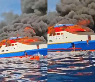 بەهۆی ئاگرکەوتنەوە لە کەشتییەک پێنج کەس گیانیان لەدەستدا