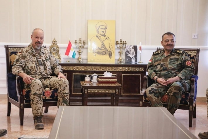 Almanya berdewamiya hevkarî û hemahengiya xwe ji bo Hêzên Pêşmerge tekez kir