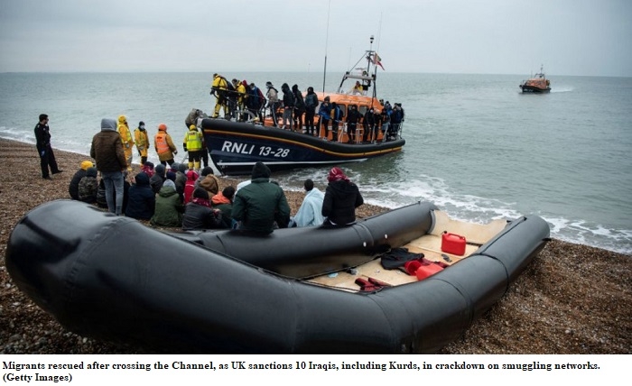 UK Sanctions 10 Iraqis, Including Kurds, in Global Crackdown on Human Smuggling Networks