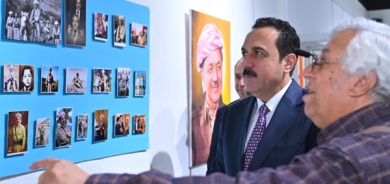 هونەرمەندی عێراقی(ئیبراهیم ئەلسەعید) پێشانگەیەكی تایبەتی شێوەكاری لە هەولێر كردەوە