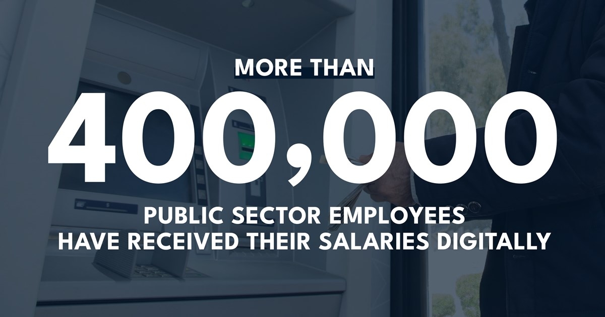 Over 400,000 beneficiaries paid through MyAccount for May salaries