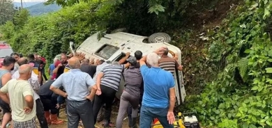 گیانلەدەستدان و برینداربوونی ٥ کرێکاری کێڵگەی چای لە تورکیا