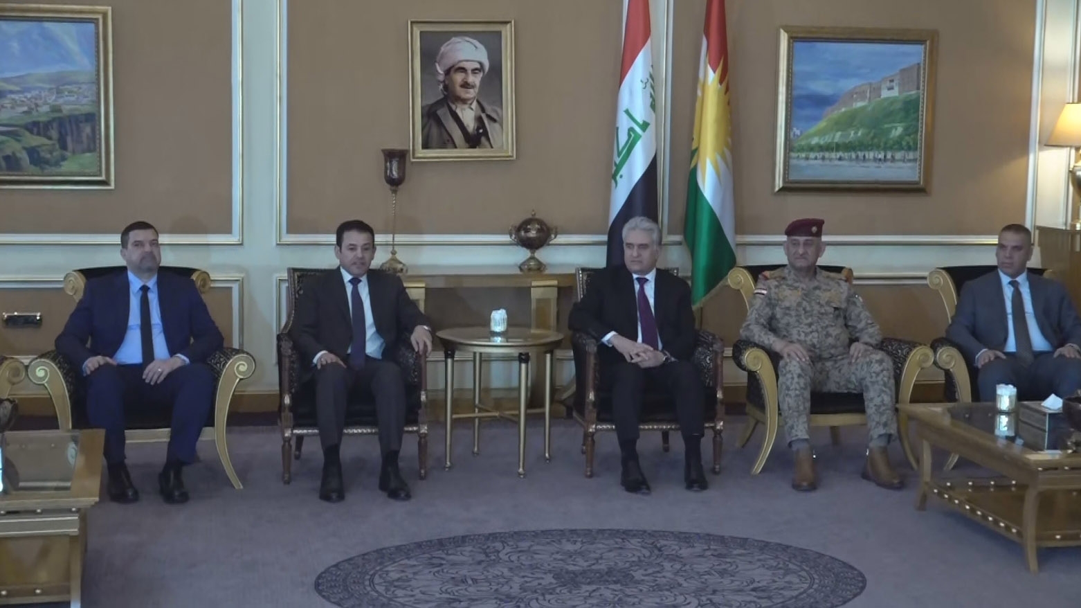 مستشار الأمن الوطني العراقي يصل أربيل