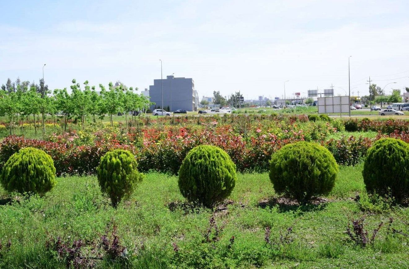 جهود مستمرة لزيادة المساحات الخضراء في أربيل وفق المعايير العالمية