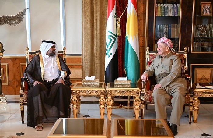 President Barzani Bids Farewell to Qatar’s Consul General