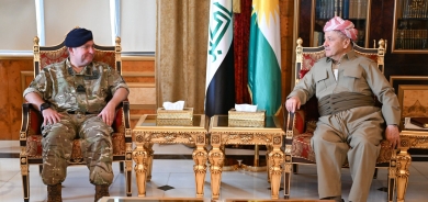 لە سەلاحەددین سەرۆک مسعود بارزانی پێشوازی لە شاندێکی سەربازیی بەریتانیا بە سەرۆکایەتیی بەڕێز ئیدوارد ئاڵگرن، ڕاوێژکاری باڵای بەرگری بەریتانی بۆ کاروباری ڕۆژهەڵاتی ناوەڕاست و باکووری ئەفریقا کرد