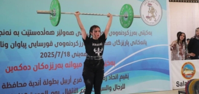 كچانی زانكۆی جیهانی پاڵەوانی بەرزكردنەوەی قورسایی هەولێر بوون