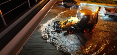 Li Enqereyê lehî rabû: Mal di bin avê de man