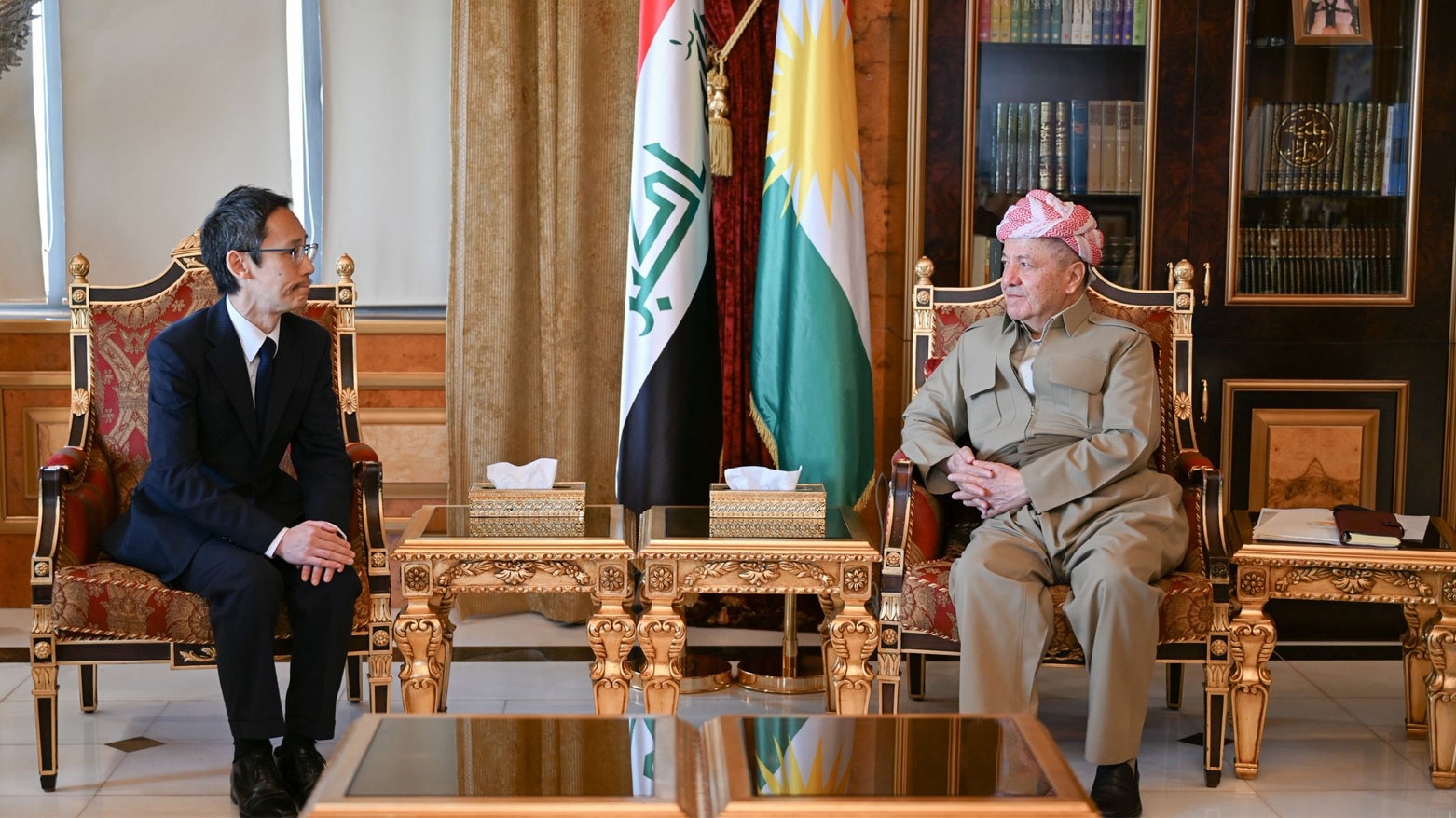 الرئيس بارزاني يستقبل قنصل اليابان الجديد بإقليم كوردستان