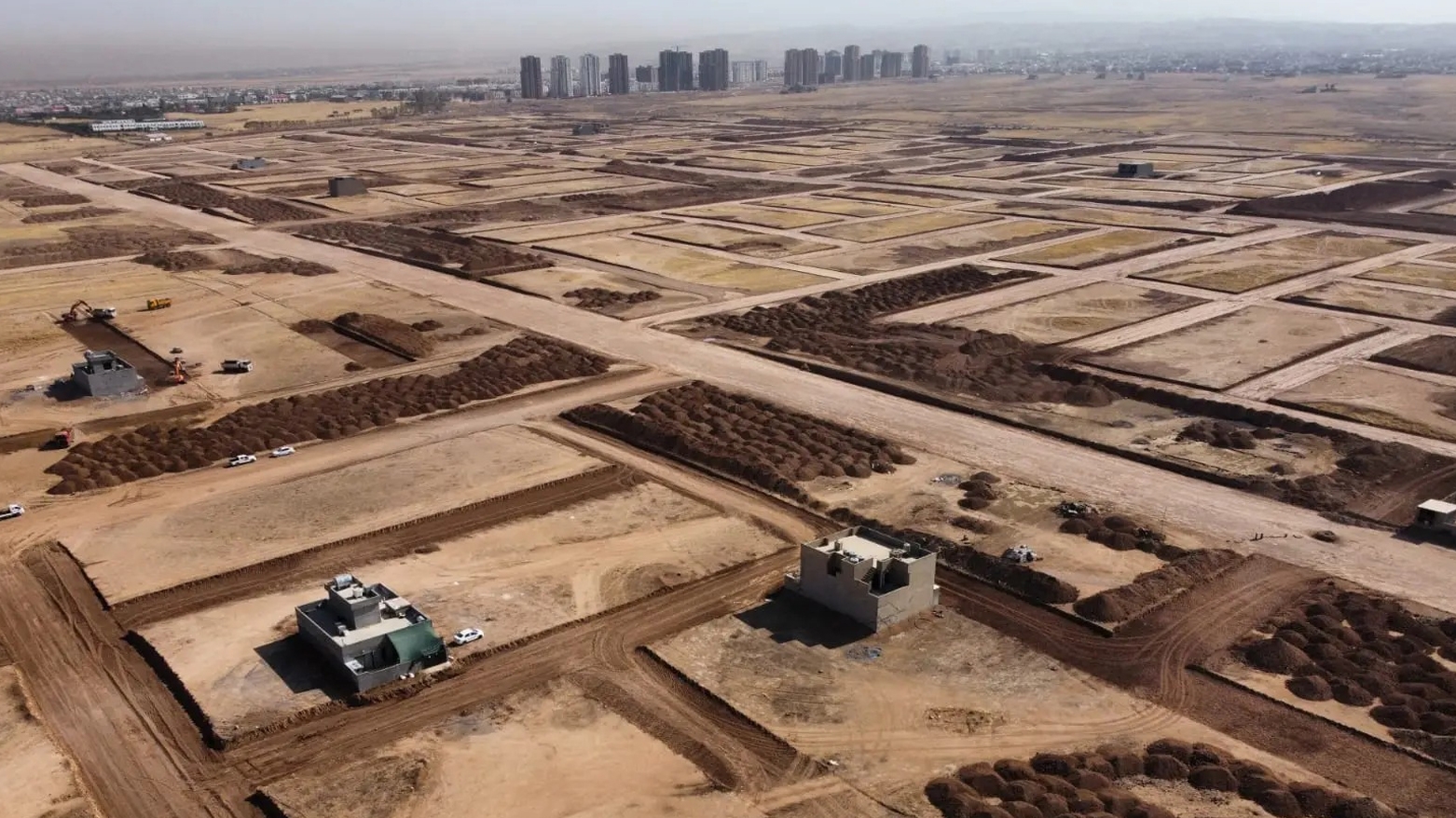 مشروع المياه الطارئة والحزام الأخضر يؤثران على سعر الأراضي في أربيل