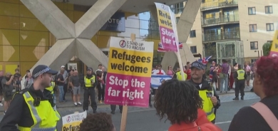 Hotela penaxwazan civaka Londonê kiriye du parçe