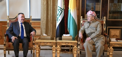 لە سەلاحەددین سەرۆك مەسعود بارزانی پێشوازی لە شاندێكی شێخەكان و كەسایەتیی هۆزەكانی پارێزگاكانی عێراق دەكات.