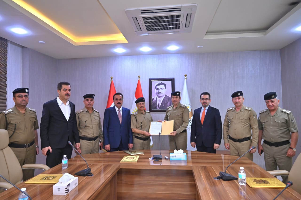 العميد كامل برزنجي يتسنم منصبه مديراً لشرطة أربيل